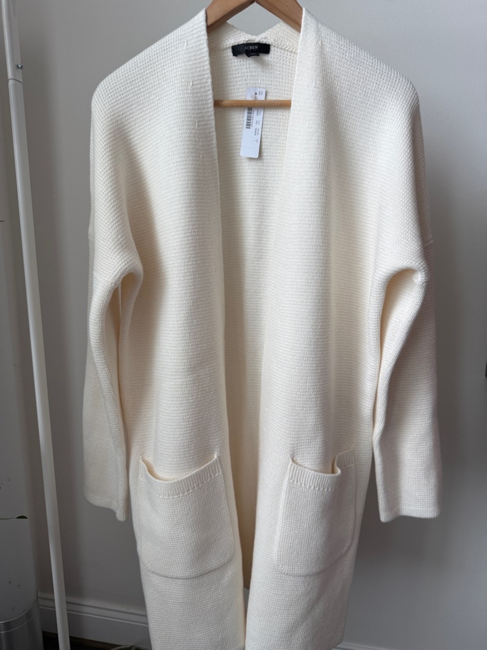 J Crew Open Front Cardigan Jacket Size L